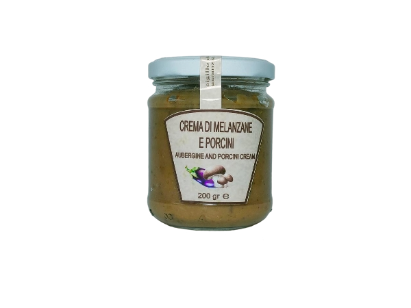 La crema di melanzane e porcini