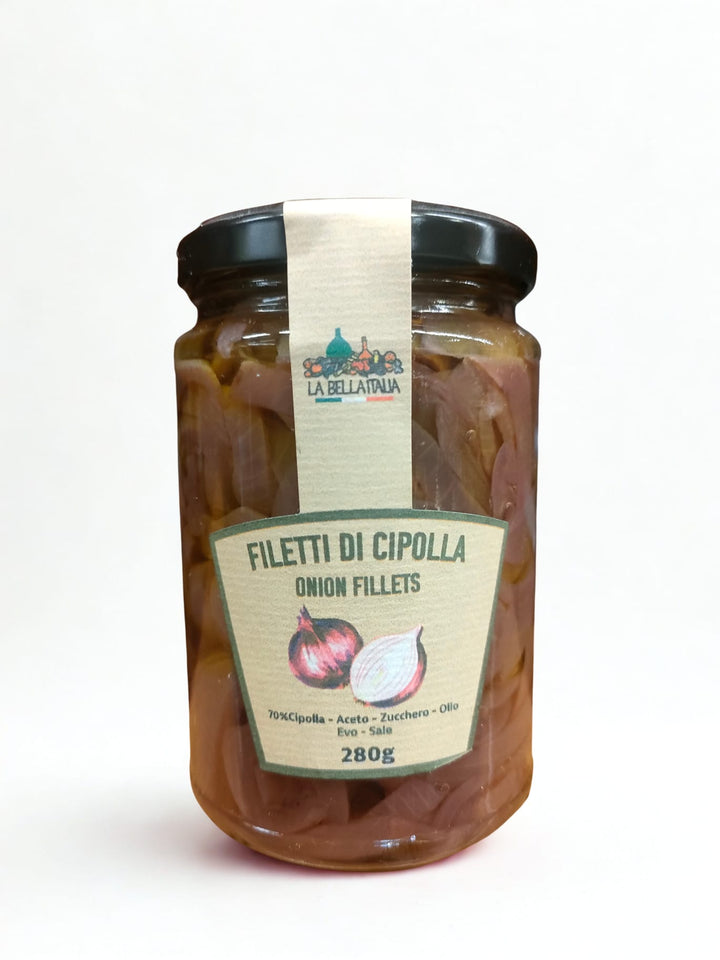 I filetti di cipolla di Tropea in agrodolce