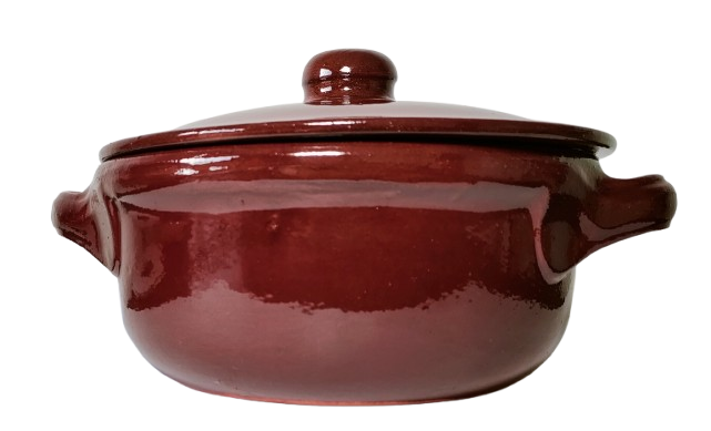 Pentola con coperchio