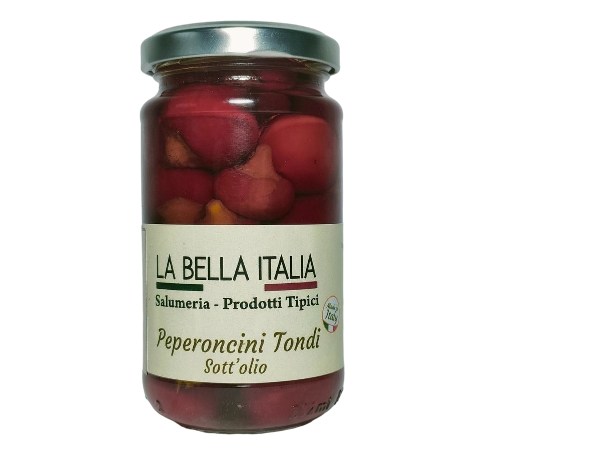 I peperoncini tondi sott'olio