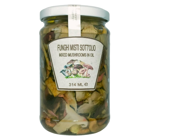 I funghi misti sott'olio